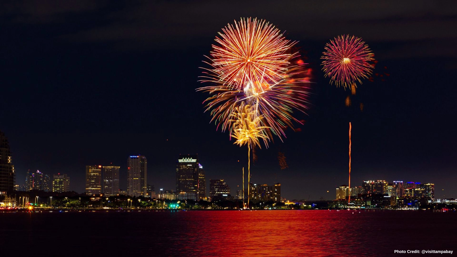 Fireworks in Tampa Bay