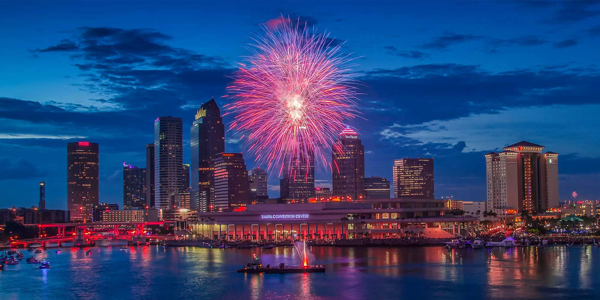 Tampa Bay Fireworks Fourth of July