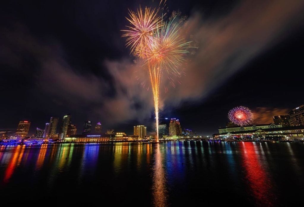 Tampa bay fireworks